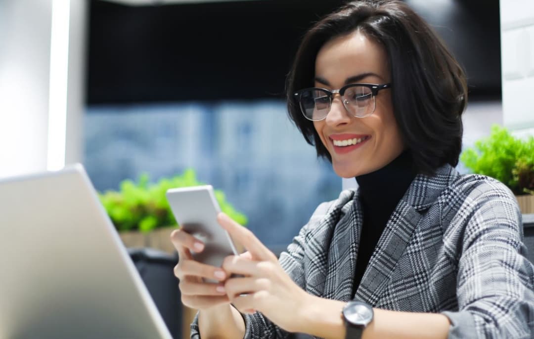 Professional woman working